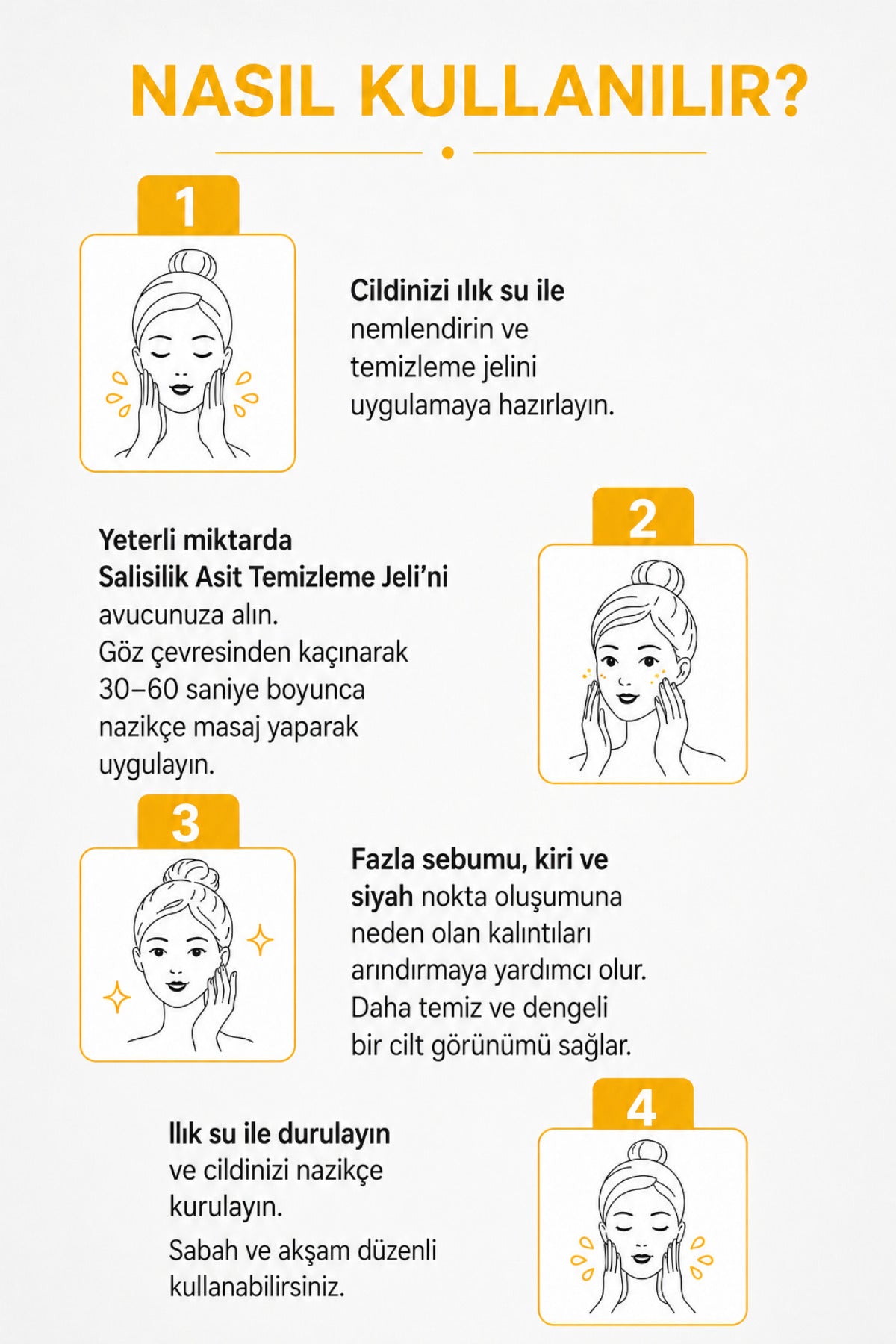 Salisilik Asit Siyah Nokta Karşıtı Gözenek Sıkılaştırıcı Tonik 200 ml