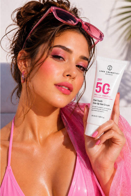 Renk Tonu Eşitleyici SPF 50 Pink Touch Güneş Kremi 50 ml