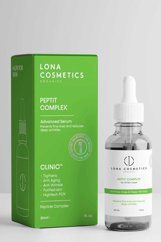 Yaşlanma ve Kırışıklık Karşıtı, Cilt Yenileyici & Onarıcı Peptit Complex Serum 30 Ml