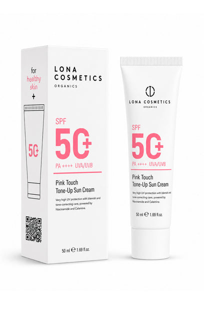 Renk Tonu Eşitleyici SPF 50 Pink Touch Güneş Kremi 50 ml