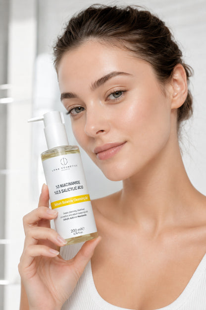 Sebum Dengeleme Etkili Cilt Temizleme Seti: Salisilik Asit Temizleme Jeli & Salisilik Asit Tonik