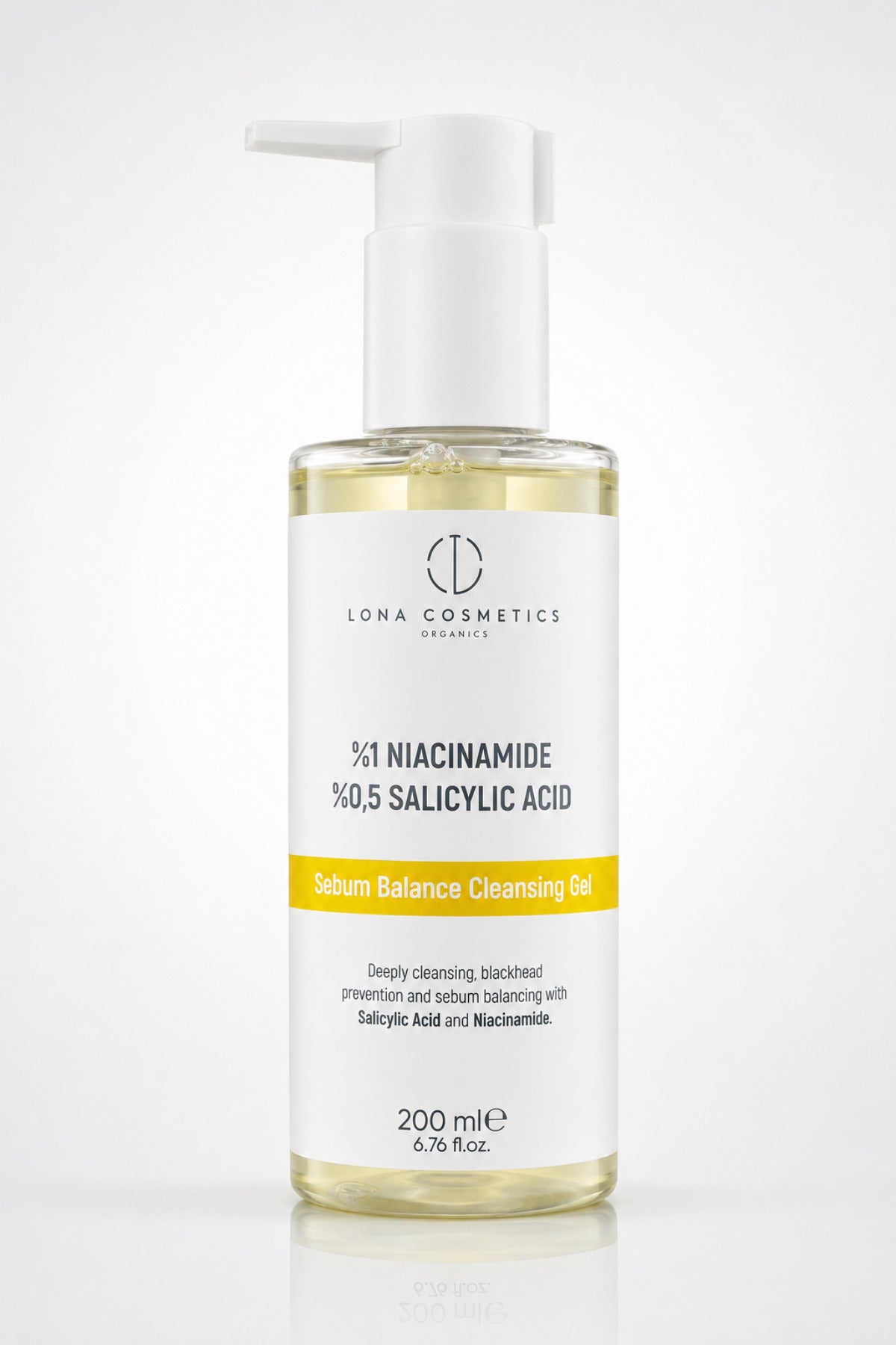 Yağlı Ve Karma Ciltler İçin Siyah Nokta Karşıtı Salisilik Asit Temizleme Jeli 200 ml