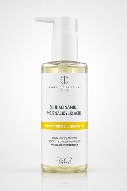 Yağlı Ve Karma Ciltler İçin Siyah Nokta Karşıtı Salisilik Asit Temizleme Jeli 200 ml