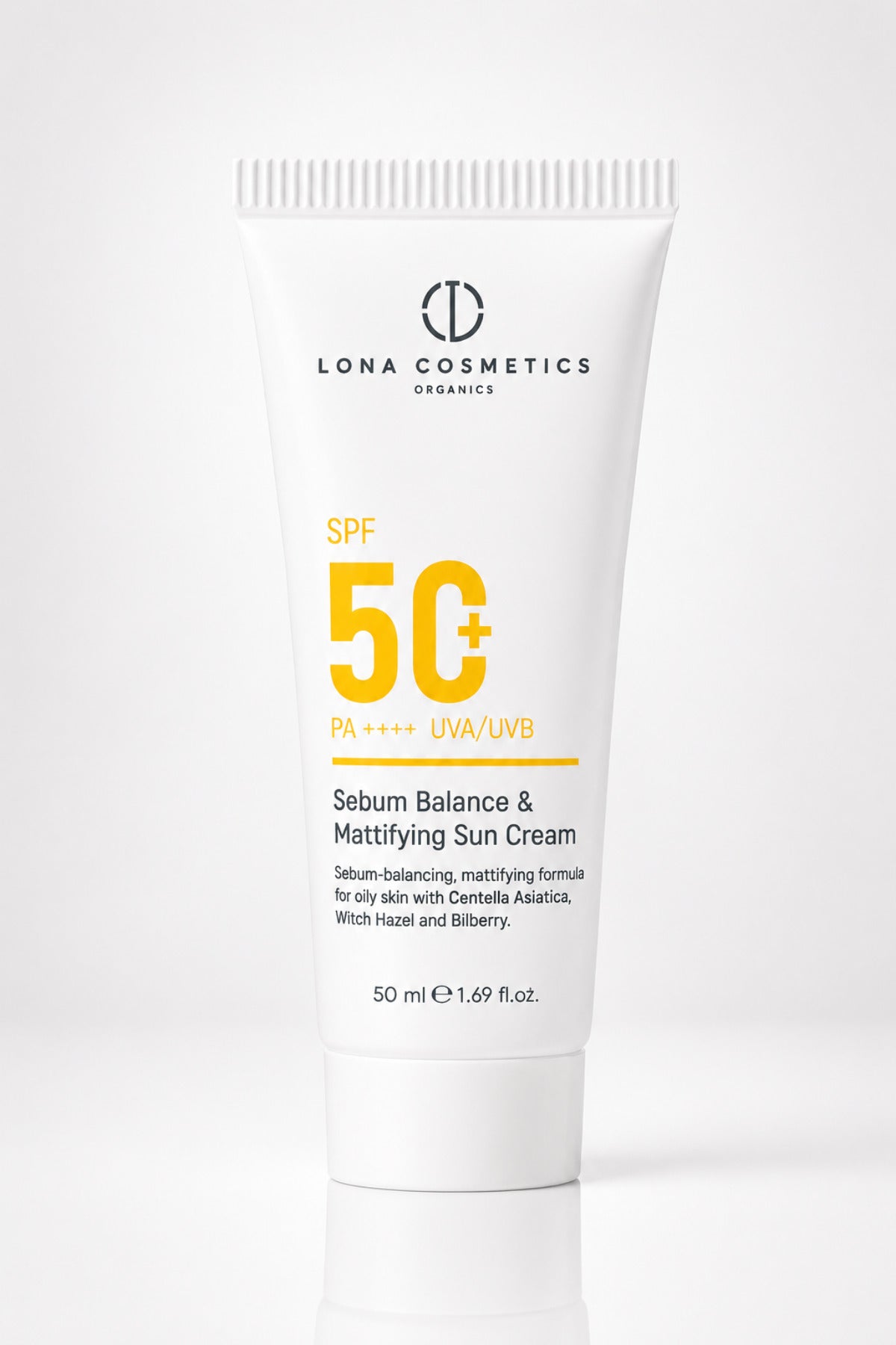 Yağlı ve Karma Ciltler İçin Matlaştırıcı SPF 50 Güneş Kremi 50 ml