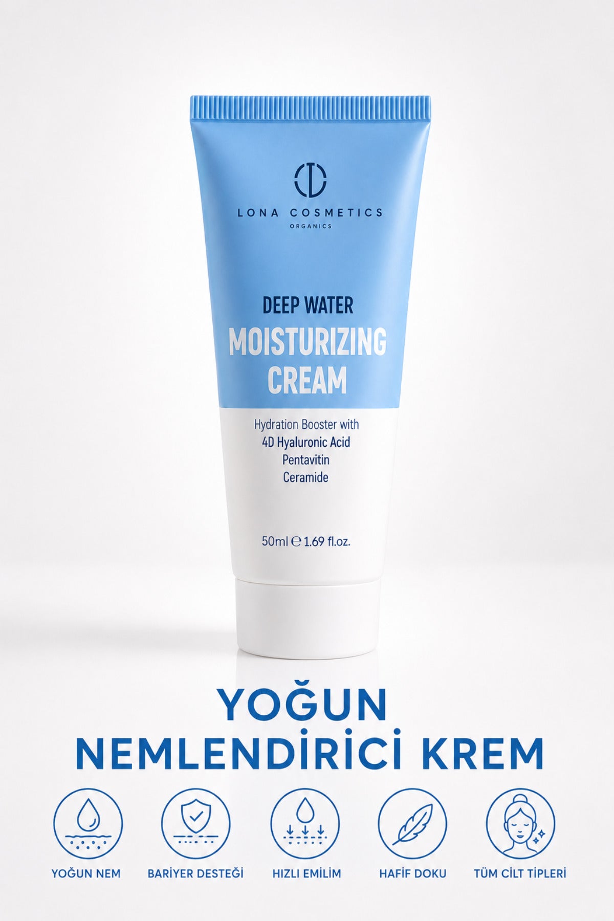 Su Bazlı Yoğun Nemlendirici Yüz Bakım Kremi 50 ml