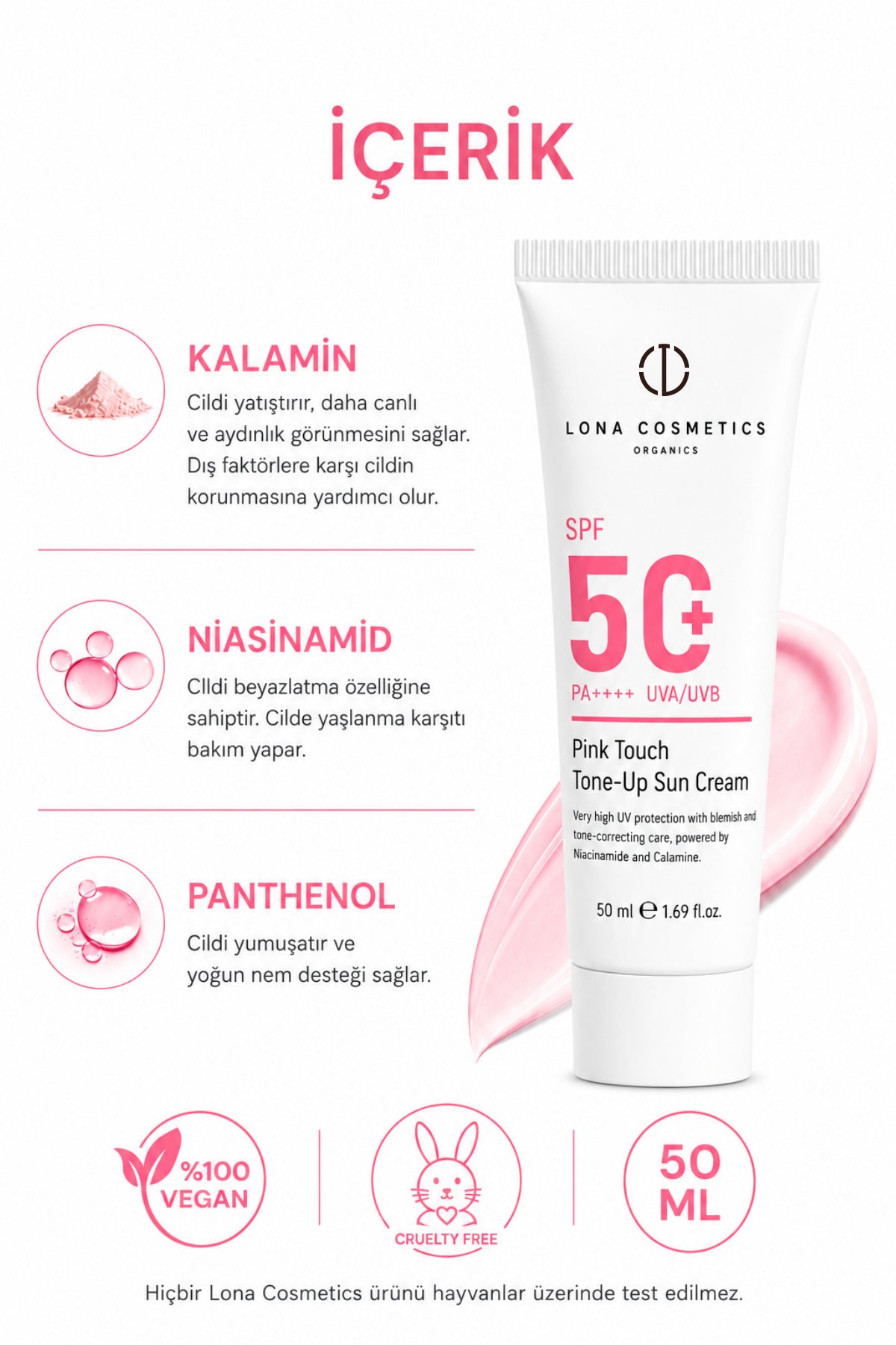 Güneş Kremi İkili Set: Cilt Tonu Eşitleyici Pink Touch Güneş Kremi SPF 50 & Sebum Dengeleyici Güneş Kremi SPF 50