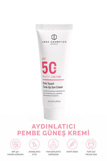 Leke Karşıtı Ve Nemlendirici Cilt Bakım Seti: Yoğun Nemlendirici Bakım Kremi & Ton Eşitleyici Pink Touch Güneş Kremi SPF