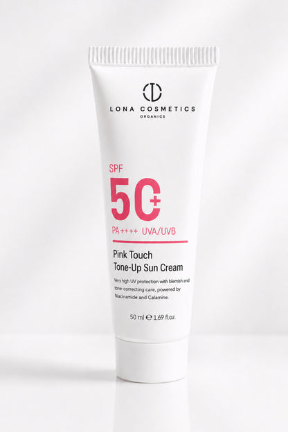 Renk Tonu Eşitleyici SPF 50 Pink Touch Güneş Kremi 50 ml