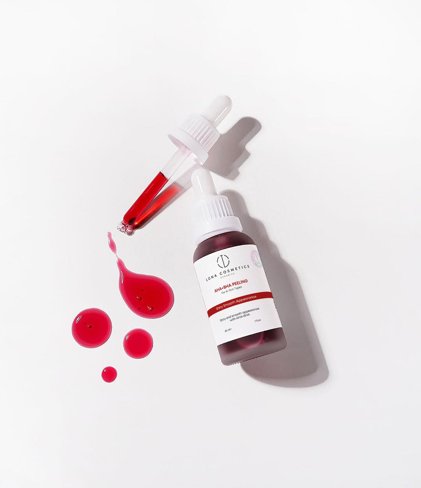 AHA & BHA Canlandırıcı & Cilt Tonu Eşitleyici & Gözenek Sıkılaştırıcı Kırmızı Peeling Cilt Serumu 30 Ml